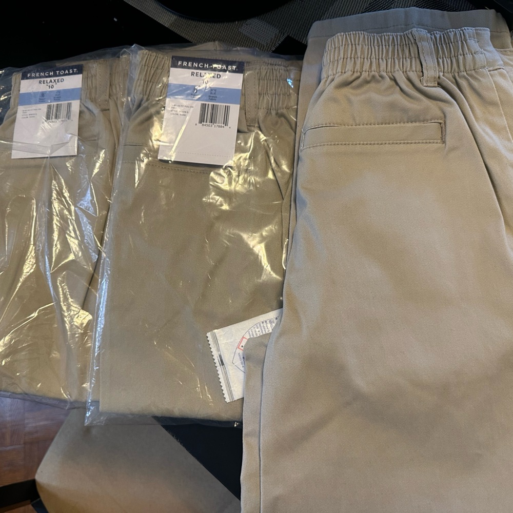 3 French Toast Relaxed Fit Tan Trousers